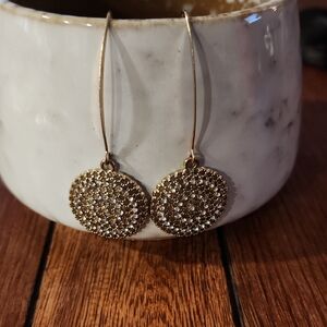Elegant Gold Dangle Earrings